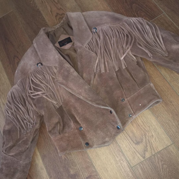g4000 Jackets & Blazers - Genuine Leather Fringe Jacket